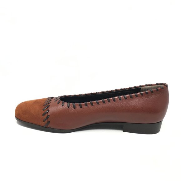 NEW VTG Prada Loafers Flats Size 35/5 US Brown - Picture 5 of 11